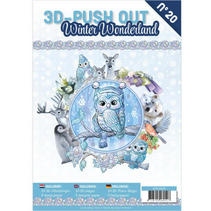 3D Pushout Boek 20 - Winter Wonderland - 3DPO10020
