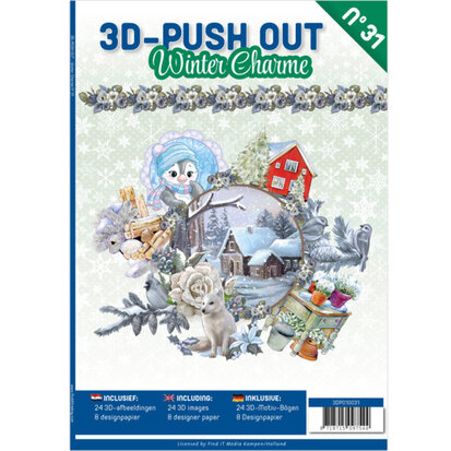 3D Pushout Boek 31 - Winter Charme - 3DPO10031