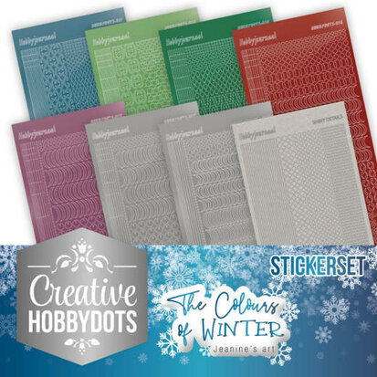 Creative Hobbydots 7 - Jeanine's Art - The colours of winter - Sticker Set