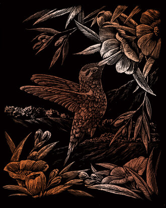 COPPER EA HUMMINGBIRD - 25,5 cm x 20,5 cm