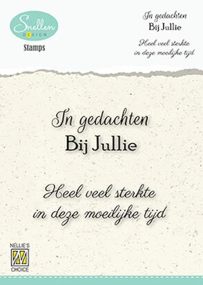 Clear Stamp Dutch Condolence - In gedachten bij jullie - DCTCS005