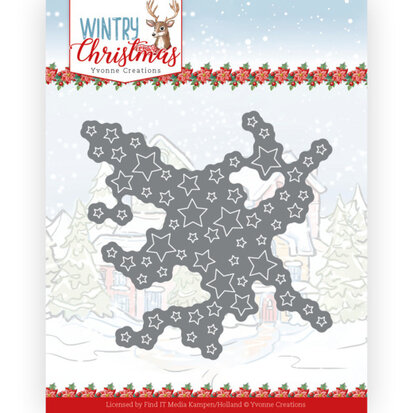 Dies - Yvonne Creations - Wintery Christmas - Cut out Stars