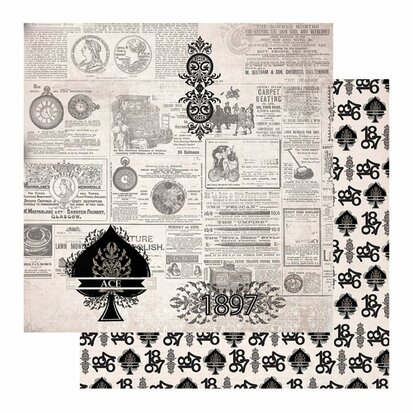 Paper - 12 x 12in - Gentleman's Emporium Sheet 6