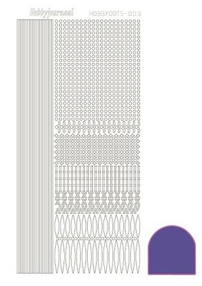 Hobbydots sticker S03 - Mirror - Purple