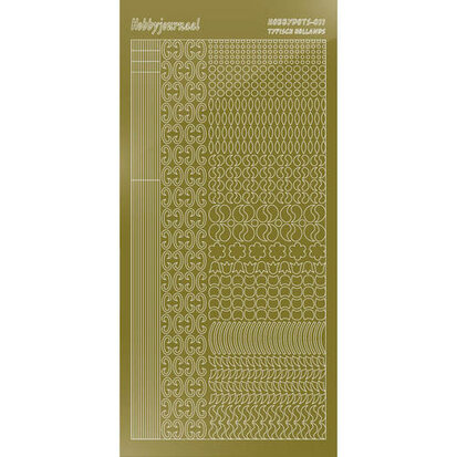 Hobbydots sticker S11 - Mirror - Gold