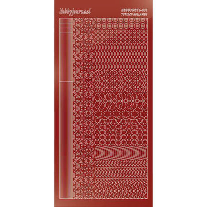 Hobbydots sticker S11 - Mirror - Red