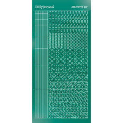 Hobbydots sticker S10 - Mirror - Christmas Green