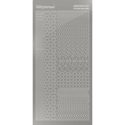 Hobbydots sticker S11 - Mirror - Silver