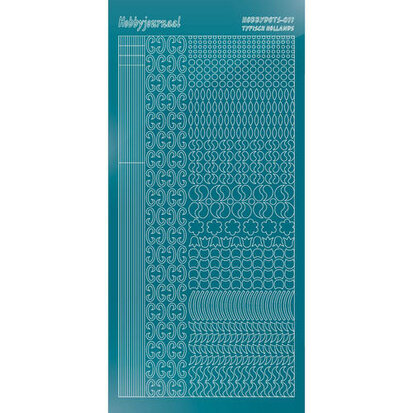 Hobbydots sticker S11 - Mirror - Turquoise