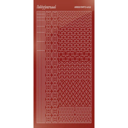 Hobbydots sticker S12 - Mirror - Red