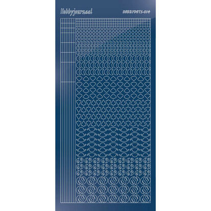 Hobbydots sticker S14 - Mirror - Blue