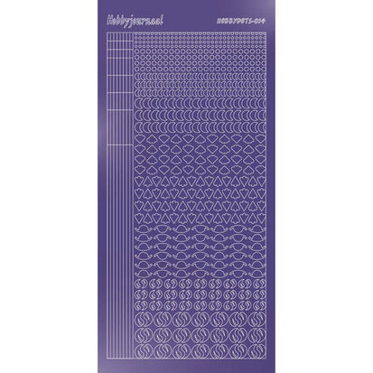 Hobbydots sticker S14 - Mirror Purple