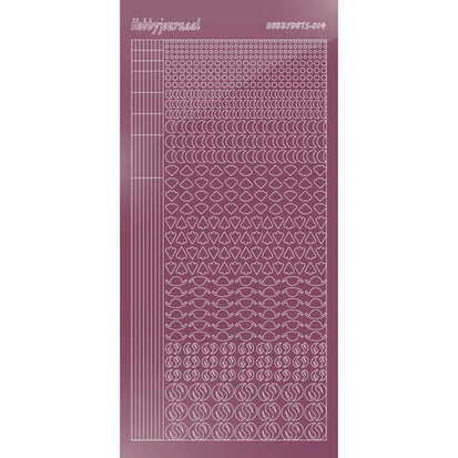 Hobbydots sticker S14 - Mirror Violet
