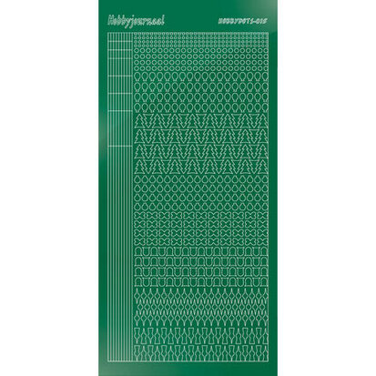 Hobbydots sticker S15 - Mirror Green