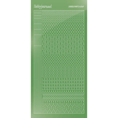 Hobbydots sticker S15 - Mirror Lime