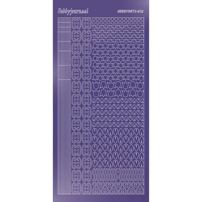Hobbydots sticker S12 - Mirror - Purple