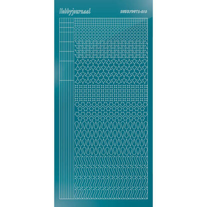 Hobbydots sticker S13 - Mirror - Turquoise
