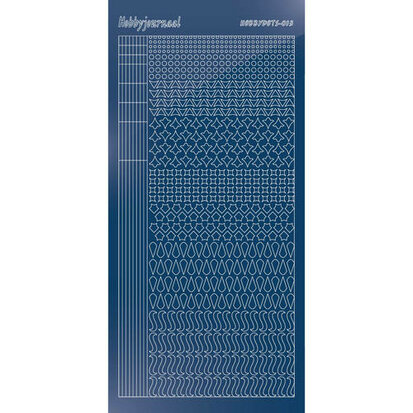 Hobbydots sticker S13 - Mirror - Blue