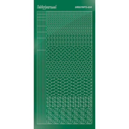 Hobbydots sticker S14 - Mirror Green