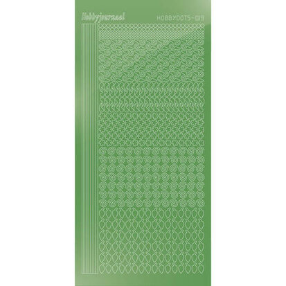 Hobbydots sticker S19 - Mirror Lime