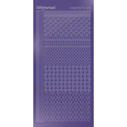 Hobbydots sticker S19 - Mirror Purple