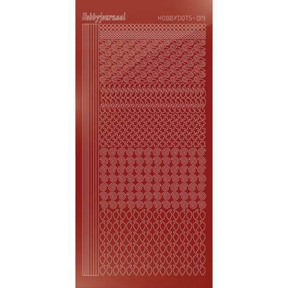 Hobbydots sticker S19 - Mirror Red