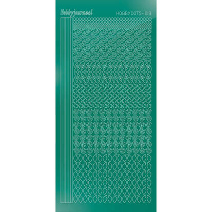 Hobbydots sticker S19 - Mirror - Christmas Green