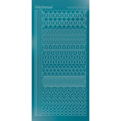 Hobbydots sticker S21 - Mirror - Turquoise