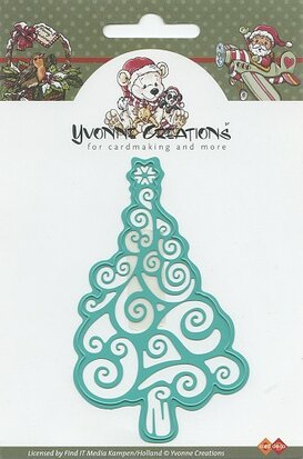 Yvonne Creations - Christmas tree - Die