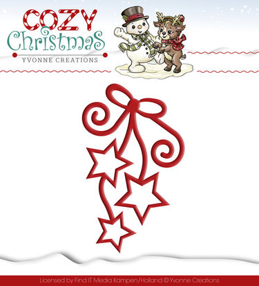Die - Yvonne Creations - Cozy Christmas - Hanging Stars