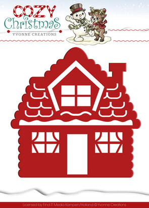 Die - Yvonne Creations - Cozy Christmas - Gingerbread House