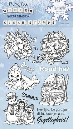 Clear Stamp - Yvonne Creations - Playfull Winter