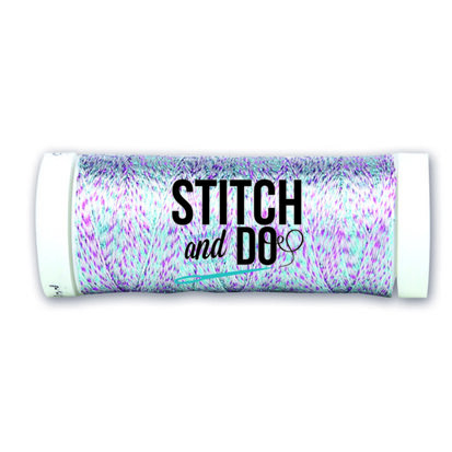 Stitch and Do Sparkles Embroidery Thread - Multicolor Blue