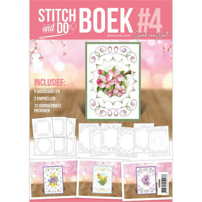 Stitch and Do A6 Boek 4 - Flowers