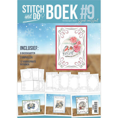 Stitch and Do A6 Boek 9 - Sjaak van Went - Rozen