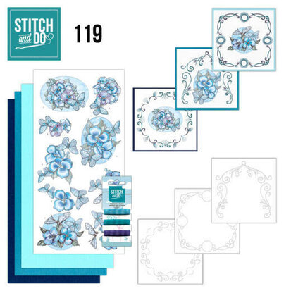 Stitch and Do 119 - Blue Butterflies