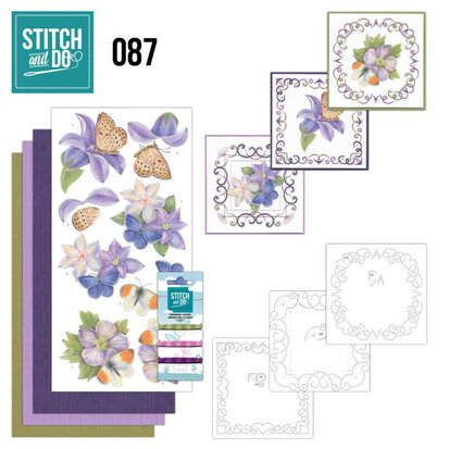 Stitch and Do 87 - Purple Flowers