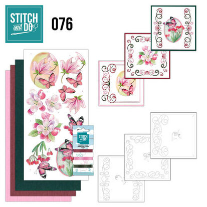 Stitch and Do 76 - Pink Flowers