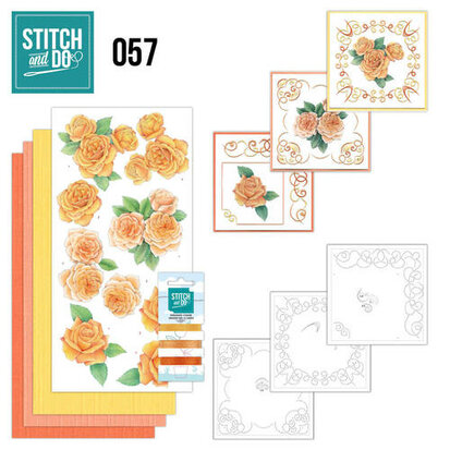 Stitch and Do 57 - Oranje rozen