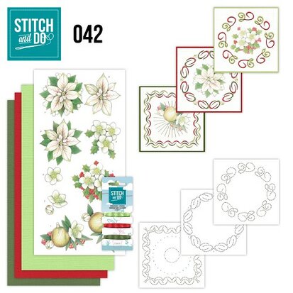 Stitch and Do 42 - White Christmas Flowers