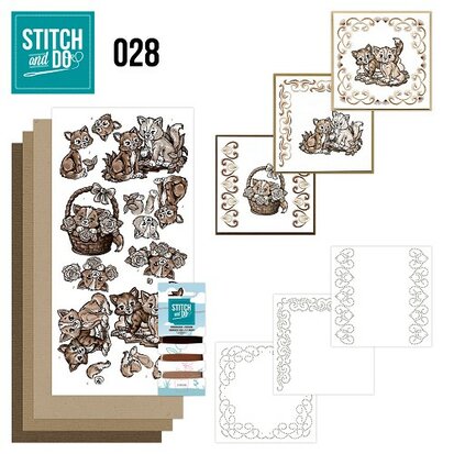 Stitch and Do 28 - Brown Cats