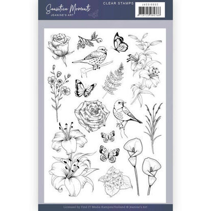 Clear Stamps - Jeanine's Art - Sensitive Moments