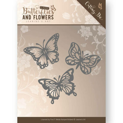 Die - Jeanine's Art - Classic Butterflies and Flowers - Butterflies