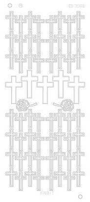 Platinum sticker - Crosses Platinum  - CD3086