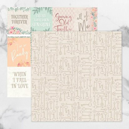 My Secret Love Double Sided Patterned Papers 11 ( 30,5 x 30,5 cm)