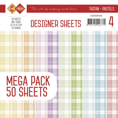 Designer Sheets Mega Pack 4 - Tartan - Pastels