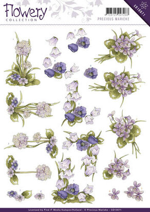 Field Flowers Flowery 3D-Knipvel Precious Marieke