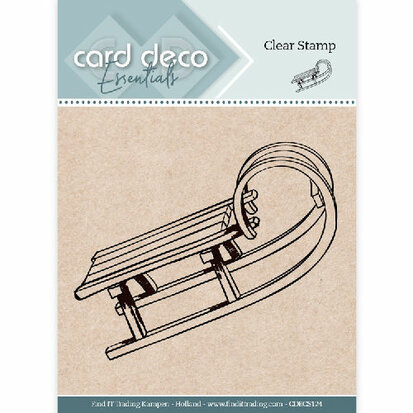 Card Deco Essentials Clear Stamps - Sledge