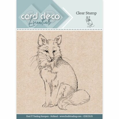 Card Deco Essentials Clear Stamps - Fox