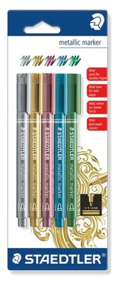 Metallic marker - blister 5 kleuren - 8323-S BK5